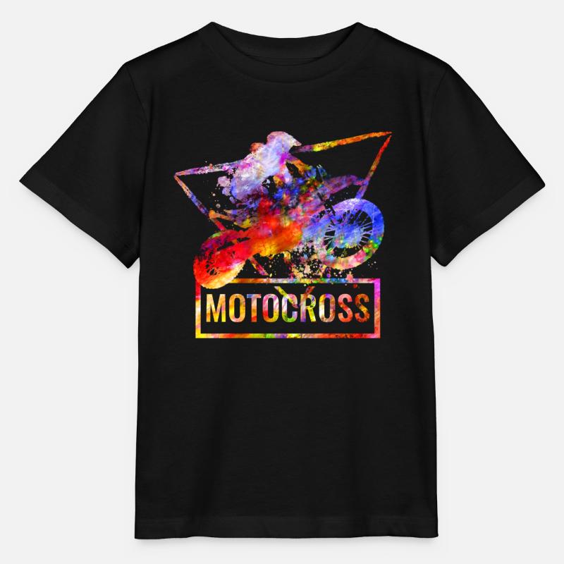 Motocross - T-shirt bio MINI CREATOR Stanley/Stella Enfant - noir