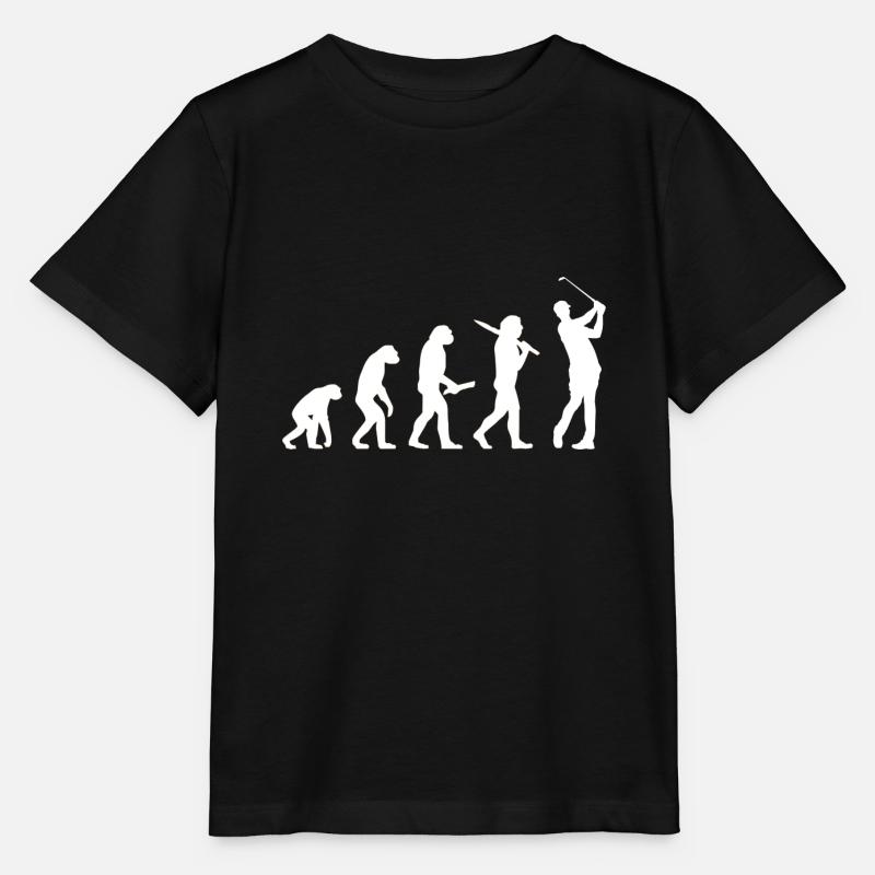 Evolution Golf - Stanley/Stella Kinder T-Shirt MINI CREATOR  - Schwarz