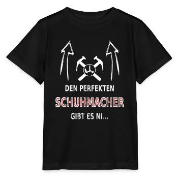 Schuhmacher Schuster Meister Lehrling - Stanley/Stella Kinder T-Shirt MINI CREATOR  - Schwarz - Vorne - Mikhail (115cm)