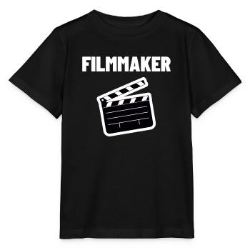 Filmmaker Videograf Filmemacher Kino TV Geschenk - Stanley/Stella Kinder T-Shirt MINI CREATOR  - Schwarz - Vorne - Mikhail (115cm)