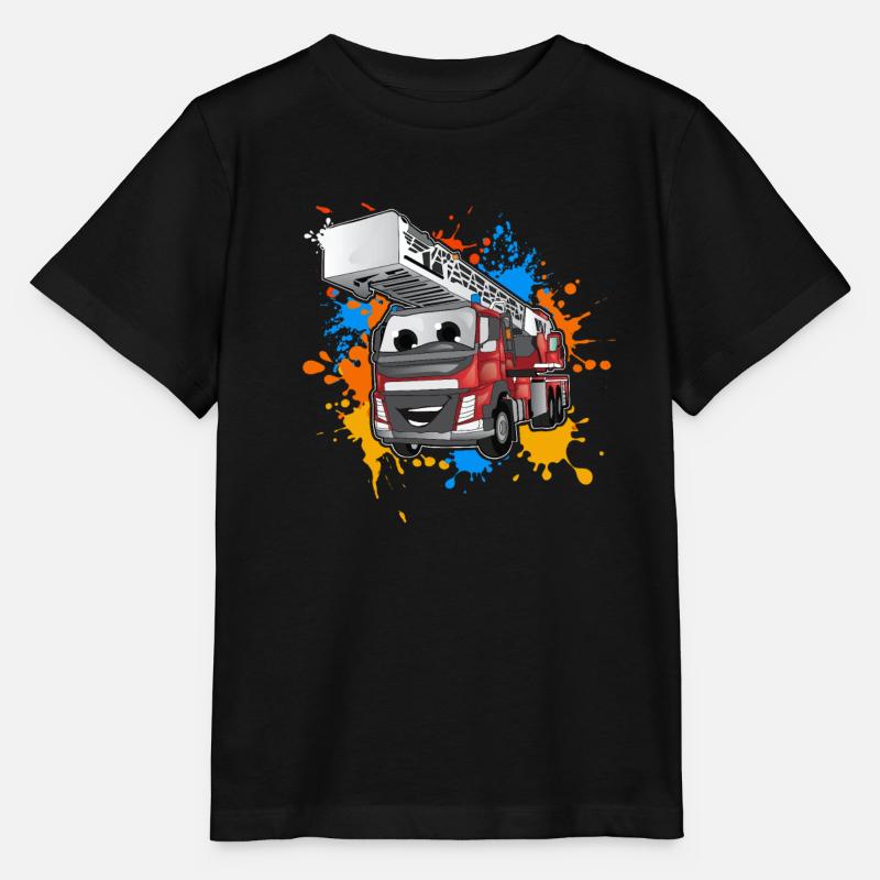 Feuerwehr - Stanley/Stella Kinder T-Shirt MINI CREATOR - Schwarz