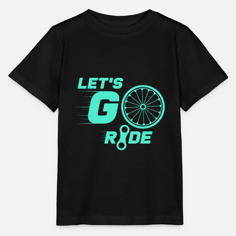 bicycle - Stanley/Stella MINI CREATOR Kids’ T-Shirt - black