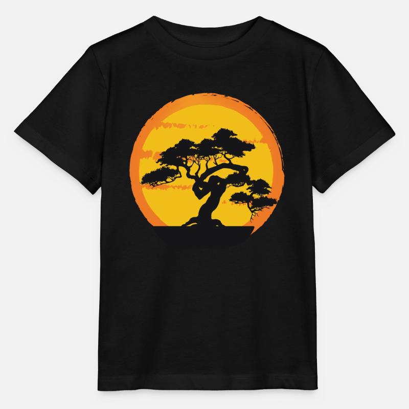 bonsaïs - T-shirt bio MINI CREATOR Stanley/Stella Enfant - noir