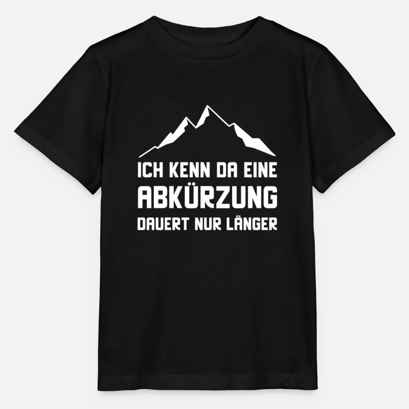 Abkürzung Bergsteiger Spruch Berg - Stanley/Stella Kinder T-Shirt MINI CREATOR  - Schwarz