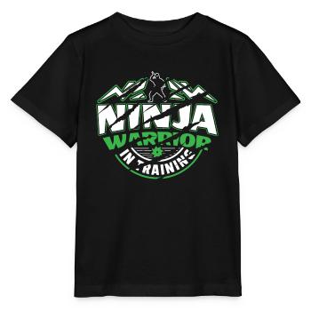 Guerrier ninja en formation cadeau de guerrier ninja - T-shirt bio MINI CREATOR Stanley/Stella Enfant - noir - Devant - Mikhail (115cm)