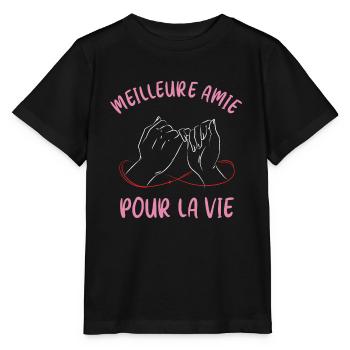 Meilleure Amie Pour La Vie - T-shirt bio MINI CREATOR Stanley/Stella Enfant - noir - Devant - Mikhail (115cm)