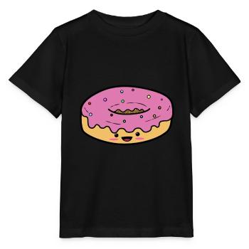 Donut - Stanley/Stella Kinder T-Shirt MINI CREATOR  - Schwarz - Vorne - Mikhail (115cm)