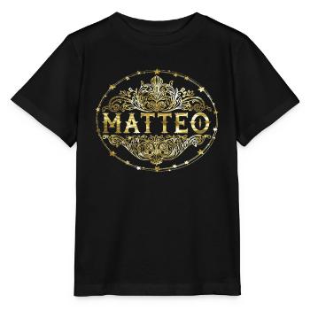 Matteo - Stanley/Stella Kinder T-Shirt MINI CREATOR  - Schwarz - Vorne - Mikhail (115cm)