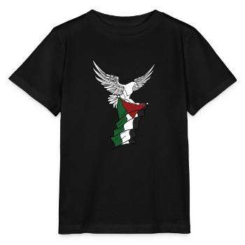 Freedom for Palestine Palestinian Flag Gaza - Stanley/Stella MINI CREATOR Kids’ T-Shirt - black - Front - Mikhail (115cm)