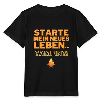 Starte mein neues Leben! - Stanley/Stella Kinder T-Shirt MINI CREATOR  - Schwarz - Vorne - Mikhail (115cm)