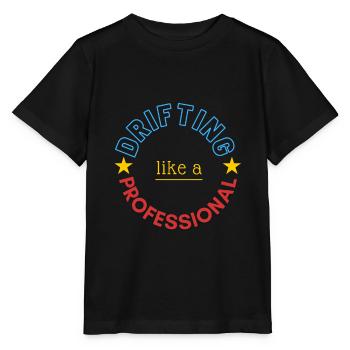 dériver comme un pro - T-shirt bio MINI CREATOR Stanley/Stella Enfant - noir - Devant - Mikhail (115cm)
