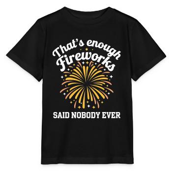 Pyrotechniker Feuerwerk Pyrotechnik - Stanley/Stella Kinder T-Shirt MINI CREATOR  - Schwarz - Vorne - Mikhail (115cm)