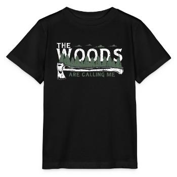 Chemise Lumberjack Woods - T-shirt bio MINI CREATOR Stanley/Stella Enfant - noir - Devant - Mikhail (115cm)