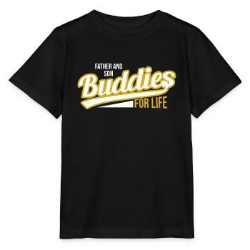 father and son - Stanley/Stella MINI CREATOR Kids’ T-Shirt - black - Front - Mikhail (115cm)