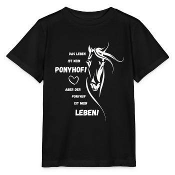 Kein Ponyhof - Stanley/Stella Kinder T-Shirt MINI CREATOR  - Schwarz - Vorne - Mikhail (115cm)
