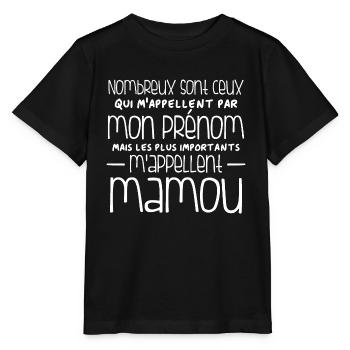 Humour Mamou - T-shirt bio MINI CREATOR Stanley/Stella Enfant - noir - Devant - Mikhail (115cm)