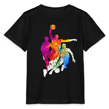 BASKETBALLER BASKETBALL - Stanley/Stella Kinder T-Shirt MINI CREATOR  - Schwarz - Vorne - Mikhail (115cm)