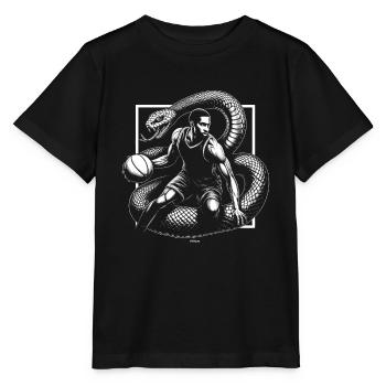 BLACK BASKETBALL MAMBA KOBE BEAN MENTALITY 11 - Stanley/Stella Kinder T-Shirt MINI CREATOR  - Schwarz - Vorne - Mikhail (115cm)