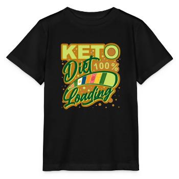 Keto Diet Ketogenic Diet Anabolic Ketosis - Stanley/Stella MINI CREATOR Kids’ T-Shirt - black - Front - Mikhail (115cm)