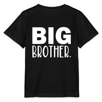 big brother - T-shirt bio MINI CREATOR Stanley/Stella Enfant - noir - Devant - Mikhail (115cm)