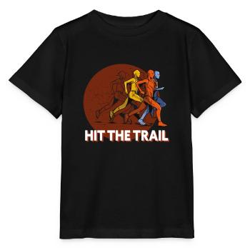 Trail running & mountain running, hit the trail - Stanley/Stella MINI CREATOR Kids’ T-Shirt - black - Front - Mikhail (115cm)