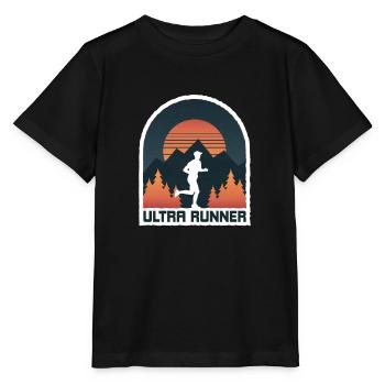 Trail Running & Berglauf, Ultra Trail Runner - Stanley/Stella Kinder T-Shirt MINI CREATOR  - Schwarz - Vorne - Mikhail (115cm)