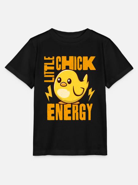 Kleine Kükenenergie - Stanley/Stella Kinder T-Shirt MINI CREATOR  - Schwarz