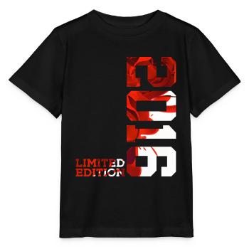10E ANNIVERSAIRE 10 ANS ÉDITION LIMITÉE 2016 - T-shirt bio MINI CREATOR Stanley/Stella Enfant - noir - Devant - Mikhail (115cm)
