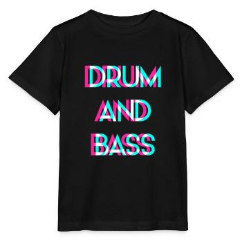 Drum And Bass Rave Festival EDM Raver DJ Musique - T-shirt bio MINI CREATOR Stanley/Stella Enfant - noir - Devant - Mikhail (115cm)