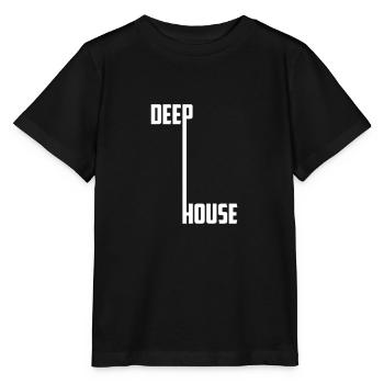 Deep House Rave EDM - Stanley/Stella Kinder T-Shirt MINI CREATOR  - Schwarz - Vorne - Mikhail (115cm)