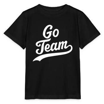 Équipe Go - T-shirt bio MINI CREATOR Stanley/Stella Enfant - noir - Devant - Mikhail (115cm)
