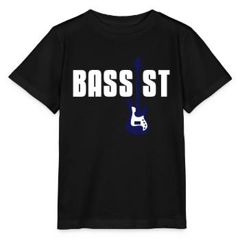 bassist - T-shirt bio MINI CREATOR Stanley/Stella Enfant - noir - Devant - Mikhail (115cm)