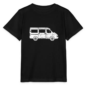 bus - T-shirt bio MINI CREATOR Stanley/Stella Enfant - noir - Devant - Mikhail (115cm)