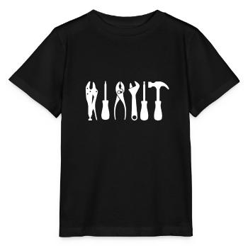 craftsman - Stanley/Stella MINI CREATOR Kids’ T-Shirt - black - Front - Mikhail (115cm)