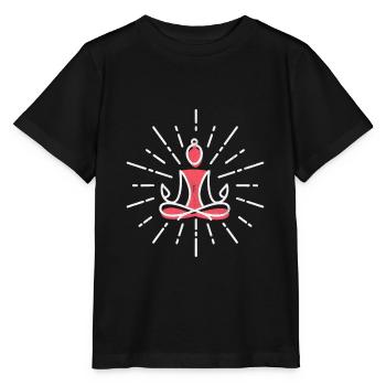 Meditate Spirituality Meditation Spiritual - Stanley/Stella MINI CREATOR Kids’ T-Shirt - black - Front - Mikhail (115cm)