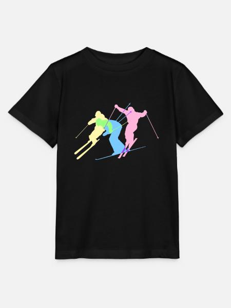 Ski - Stanley/Stella Kinder T-Shirt MINI CREATOR - Schwarz
