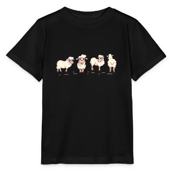Landwirt - Stanley/Stella Kinder T-Shirt MINI CREATOR  - Schwarz - Vorne - Mikhail (115cm)