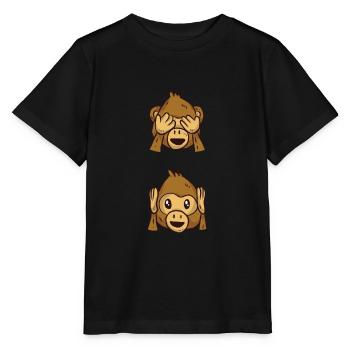 Rentner - Stanley/Stella Kinder T-Shirt MINI CREATOR  - Schwarz - Vorne - Mikhail (115cm)
