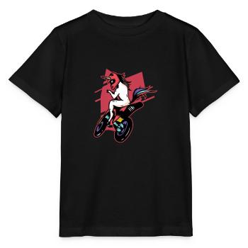 Motocycliste motocycliste - T-shirt bio MINI CREATOR Stanley/Stella Enfant - noir - Devant - Mikhail (115cm)