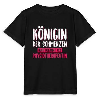 Physiotherapeut Schmerzen Physiotherapie Arbeit - Stanley/Stella Kinder T-Shirt MINI CREATOR  - Schwarz - Vorne - Mikhail (115cm)