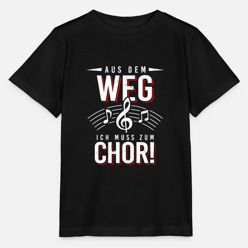 Kirche Chorsänger Chor Chorsängerin Geschenk - Stanley/Stella Kinder T-Shirt MINI CREATOR  - Schwarz