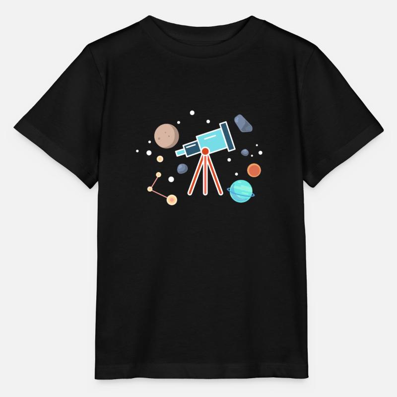 astronomy - Stanley/Stella MINI CREATOR Kids’ T-Shirt - black
