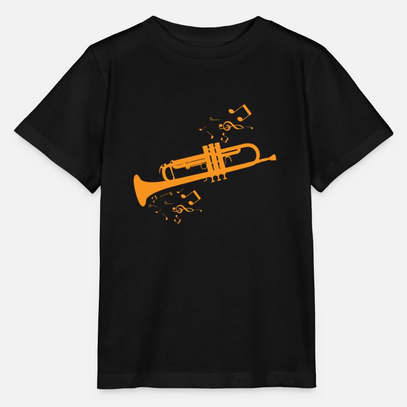 instruments à vent - T-shirt bio MINI CREATOR Stanley/Stella Enfant - noir