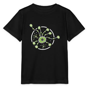 Biologe - Stanley/Stella Kinder T-Shirt MINI CREATOR  - Schwarz - Vorne - Mikhail (115cm)