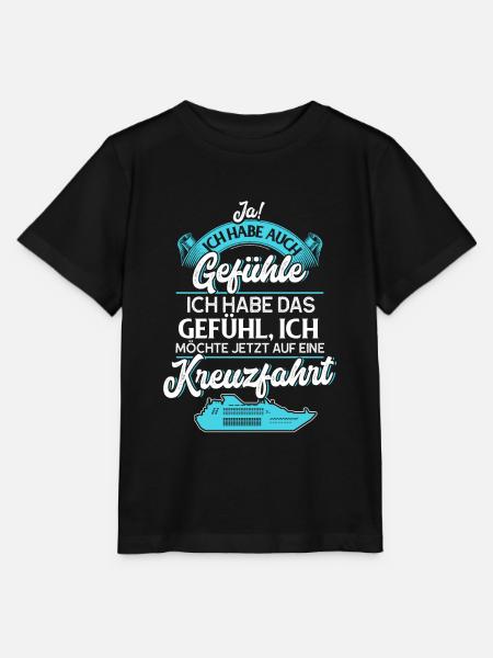 Kreuzfahrt Kreuzfahrtschiff Schiff Urlaub Geschenk - Stanley/Stella Kinder T-Shirt MINI CREATOR - Schwarz