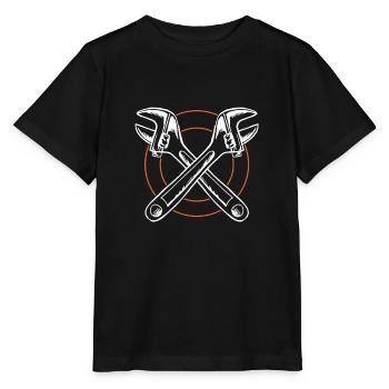 Klempner - Stanley/Stella Kinder T-Shirt MINI CREATOR  - Schwarz - Vorne - Mikhail (115cm)