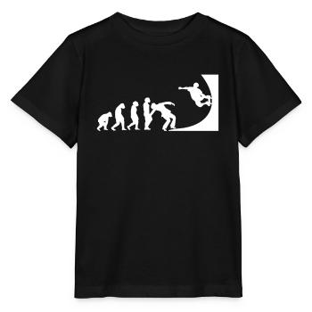 Evolution Skater Skateboard Skate halfpipe - T-shirt bio MINI CREATOR Stanley/Stella Enfant - noir - Devant - Mikhail (115cm)