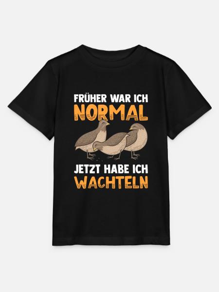 Wachteln Wachtel - Stanley/Stella Kinder T-Shirt MINI CREATOR  - Schwarz