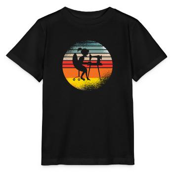Nähen Geschenk Näherin Nähmaschine Handarbeit - Stanley/Stella Kinder T-Shirt MINI CREATOR  - Schwarz - Vorne - Mikhail (115cm)