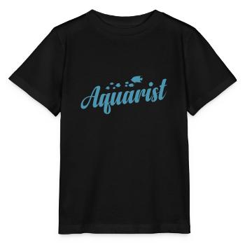 Aquarium Aquarist - Stanley/Stella Kinder T-Shirt MINI CREATOR  - Schwarz - Vorne - Mikhail (115cm)